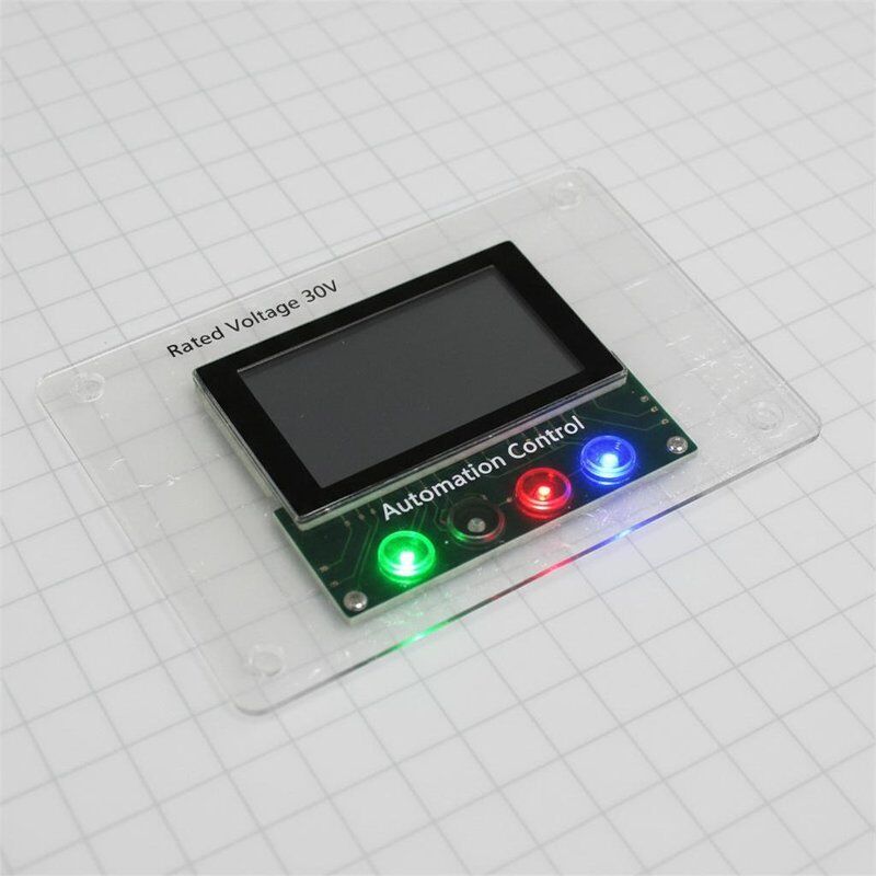 Rated Voltage 30V Flexible Membrane Switch Offering Integral Indicator LCD Display and Acrylic Back Adhesive Used in Automation Systems